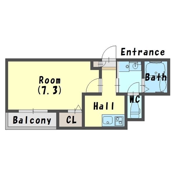 神戸市須磨区東町の賃貸物件間取画像