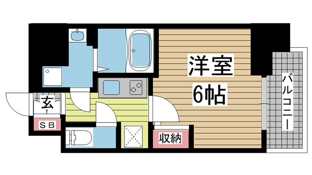 エスリード神戸三宮 1202|神戸市中央区磯上通(JR東海道本線(近畿)三ノ宮駅)のマンション間取 エスリード神戸三宮 1202|神戸市中央区磯上通(JR東海道本線(近畿)三ノ宮駅)のマンション間取