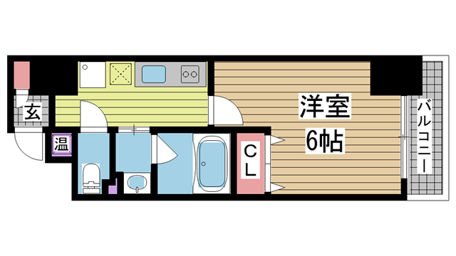 神戸市中央区相生町の賃貸物件間取画像