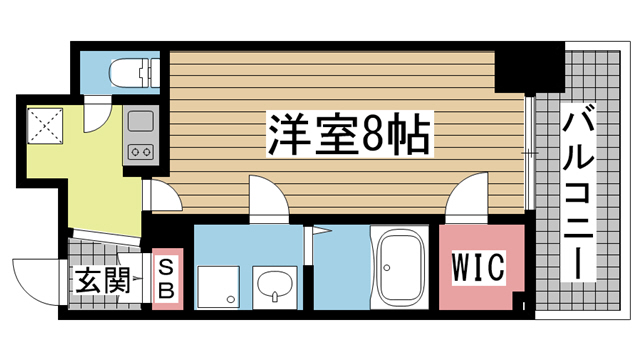 ララプレイス三宮ルミナージュ 702|神戸市中央区御幸通(JR東海道本線(近畿)三ノ宮駅)のマンション間取 ララプレイス三宮ルミナージュ 702|神戸市中央区御幸通(JR東海道本線(近畿)三ノ宮駅)のマンション間取