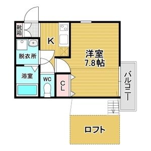 KTIレジデンス魚崎 208|神戸市東灘区魚崎西町(六甲アイランド線魚崎駅)のアパート間取 KTIレジデンス魚崎 208|神戸市東灘区魚崎西町(六甲アイランド線魚崎駅)のアパート間取