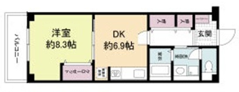 アクア灘 503|神戸市灘区新在家南町(阪神本線大石駅)のマンション間取 アクア灘 503|神戸市灘区新在家南町(阪神本線大石駅)のマンション間取