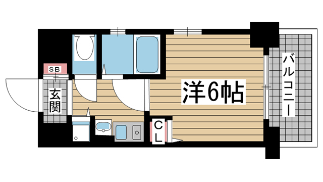神戸市中央区下山手通の賃貸物件間取画像