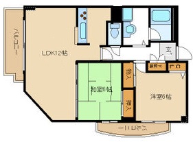 神戸市東灘区西岡本の賃貸物件間取画像