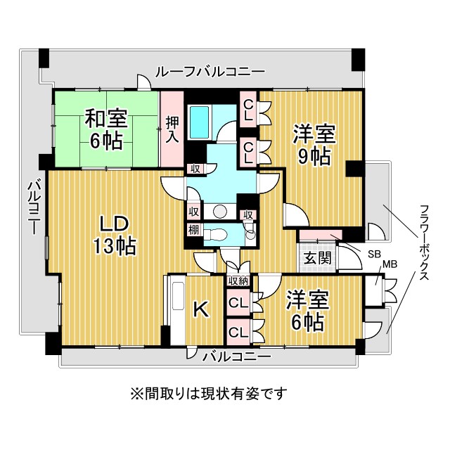 神戸市灘区八幡町の賃貸物件間取画像