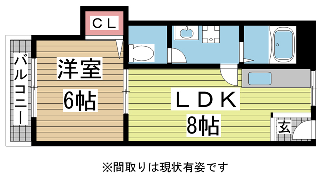 神戸市北区鈴蘭台西町の賃貸物件間取画像