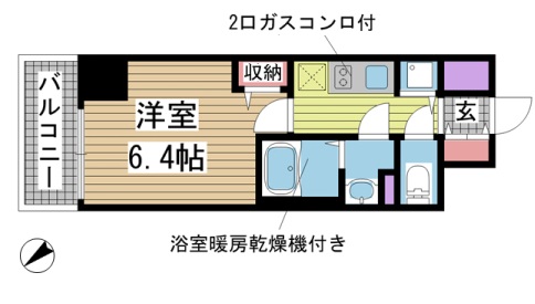 プレサンスみなと元町駅前 306|神戸市中央区栄町通(JR東海道本線(近畿)元町駅)のマンション間取 プレサンスみなと元町駅前 306|神戸市中央区栄町通(JR東海道本線(近畿)元町駅)のマンション間取
