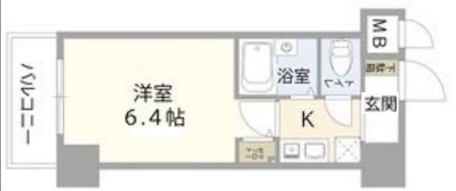 ワコーレ新神戸ステージ 704|神戸市中央区熊内町(神戸市営地下鉄線新神戸駅)のマンション間取 ワコーレ新神戸ステージ 704|神戸市中央区熊内町(神戸市営地下鉄線新神戸駅)のマンション間取
