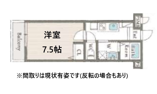 AILE岡場Ⅱ 404|神戸市北区有野中町(神戸電鉄三田線田尾寺駅)のマンション間取 AILE岡場Ⅱ 404|神戸市北区有野中町(神戸電鉄三田線田尾寺駅)のマンション間取