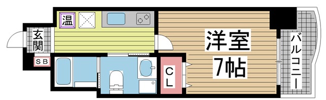 アドバンス神戸プラージュ 902|神戸市中央区海岸通(JR東海道本線(近畿)元町駅)のマンション間取 アドバンス神戸プラージュ 902|神戸市中央区海岸通(JR東海道本線(近畿)元町駅)のマンション間取