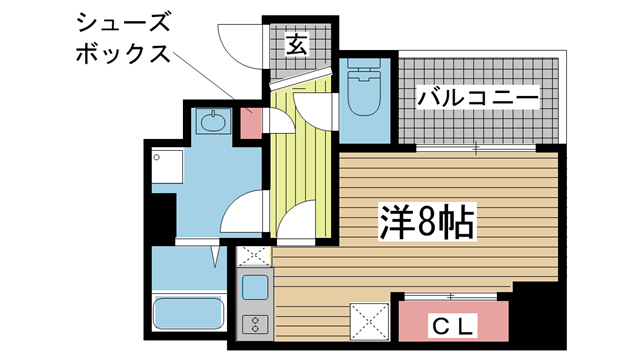 アスヴェル神戸元町Ⅱ 404|神戸市中央区元町通(JR東海道本線(近畿)元町駅)のマンション間取 アスヴェル神戸元町Ⅱ 404|神戸市中央区元町通(JR東海道本線(近畿)元町駅)のマンション間取