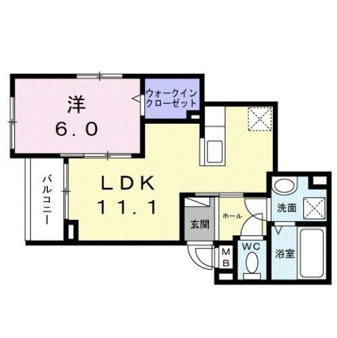 神戸市灘区新在家南町の賃貸物件間取画像