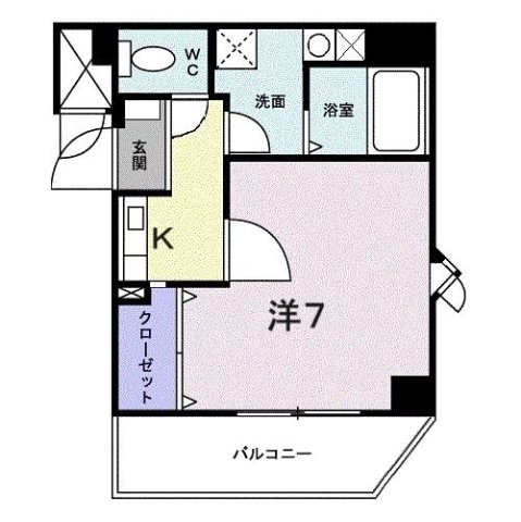 神戸市北区谷上東町の賃貸物件間取画像