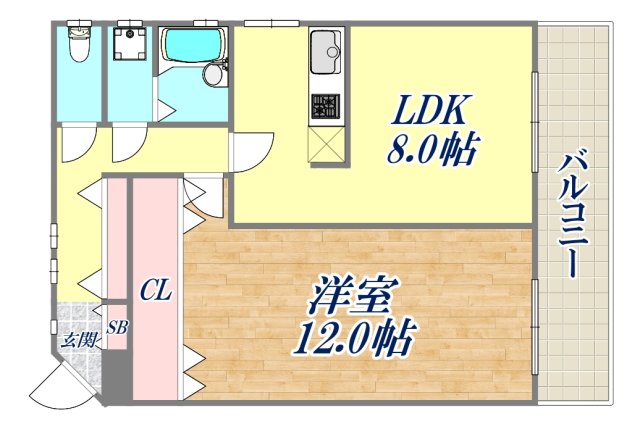 アークパレス誠 201|神戸市垂水区本多聞(JR山陽本線舞子駅)のマンション間取 アークパレス誠 201|神戸市垂水区本多聞(JR山陽本線舞子駅)のマンション間取