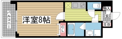 神戸市灘区倉石通の賃貸物件間取画像