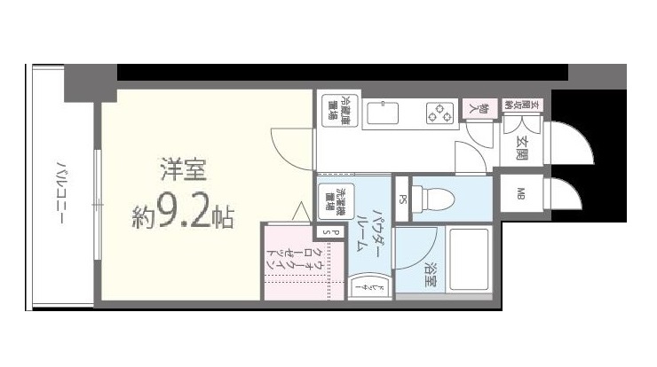 神戸市中央区磯辺通の賃貸物件間取画像