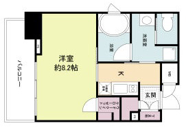 神戸市中央区栄町通の賃貸物件間取画像