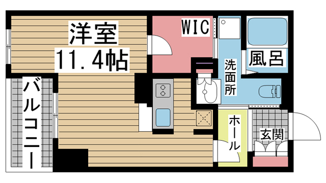 神戸市中央区小野柄通の賃貸物件間取画像