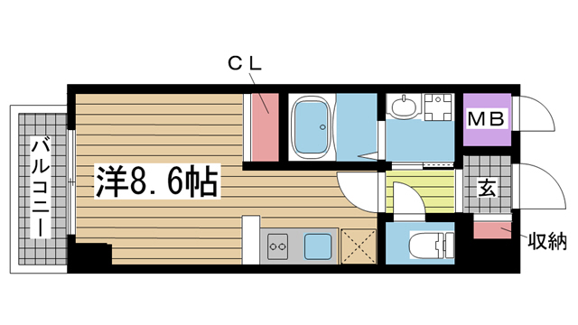 ONLYONE灘南通 602|神戸市灘区灘南通(JR東海道本線(近畿)摩耶駅)のマンション間取 ONLYONE灘南通 602|神戸市灘区灘南通(JR東海道本線(近畿)摩耶駅)のマンション間取