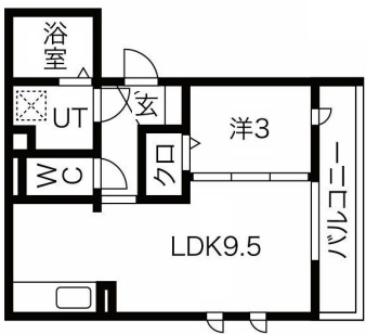 ローレル千旦 201|神戸市灘区千旦通(JR東海道本線(近畿)六甲道駅)のアパート間取 ローレル千旦 201|神戸市灘区千旦通(JR東海道本線(近畿)六甲道駅)のアパート間取