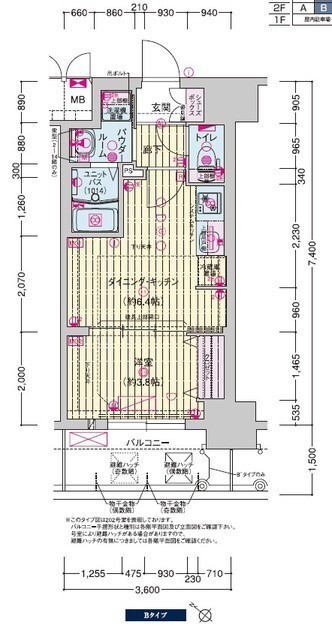 神戸市兵庫区水木通の賃貸物件間取画像