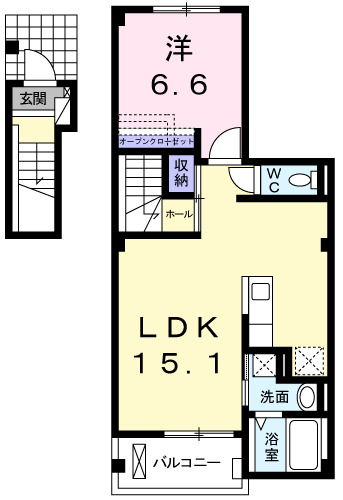 ソレイユ玉津 203|神戸市西区玉津町居住(神戸市営地下鉄線西神中央駅)のマンション間取 ソレイユ玉津 203|神戸市西区玉津町居住(神戸市営地下鉄線西神中央駅)のマンション間取