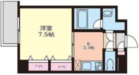 S-FORT神戸小河通 306|神戸市兵庫区小河通(JR山陽本線兵庫駅)のマンション間取 S-FORT神戸小河通 306|神戸市兵庫区小河通(JR山陽本線兵庫駅)のマンション間取