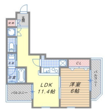 REGINA 706|神戸市長田区松野通(JR山陽本線新長田駅)のマンション間取 REGINA 706|神戸市長田区松野通(JR山陽本線新長田駅)のマンション間取