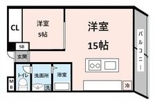 神戸市須磨区須磨浦通の賃貸物件間取画像