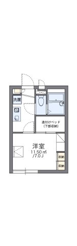 レオパレス清流 203|神戸市東灘区住吉宮町(阪神本線住吉駅)のアパート間取 レオパレス清流 203|神戸市東灘区住吉宮町(阪神本線住吉駅)のアパート間取