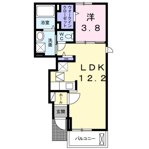 アルビコッコ 103|西宮市満池谷町(阪急神戸線夙川駅)のアパート間取 アルビコッコ 103|西宮市満池谷町(阪急神戸線夙川駅)のアパート間取