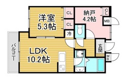 神戸市灘区高羽町の賃貸物件間取画像