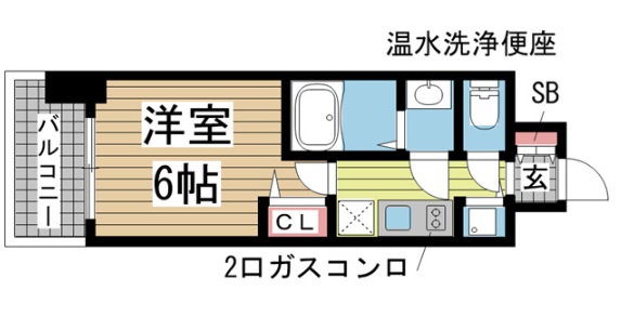 ララプレイス神戸西元町 203|神戸市中央区元町通(JR東海道本線(近畿)神戸駅)のマンション間取 ララプレイス神戸西元町 203|神戸市中央区元町通(JR東海道本線(近畿)神戸駅)のマンション間取
