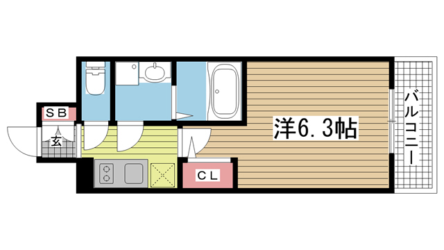 エスリードザ・ランドマーク神戸 910|神戸市兵庫区西多聞通(JR東海道本線(近畿)神戸駅)のマンション間取 エスリードザ・ランドマーク神戸 910|神戸市兵庫区西多聞通(JR東海道本線(近畿)神戸駅)のマンション間取