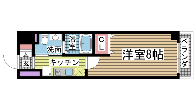 クレアドル須磨Ⅲ 304|神戸市須磨区衣掛町(JR山陽本線須磨海浜公園駅)のマンション間取 クレアドル須磨Ⅲ 304|神戸市須磨区衣掛町(JR山陽本線須磨海浜公園駅)のマンション間取