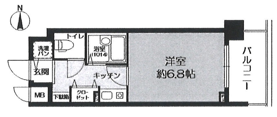 リーガル神戸元町 413|神戸市中央区北長狭通(JR東海道本線(近畿)元町駅)のマンション間取 リーガル神戸元町 413|神戸市中央区北長狭通(JR東海道本線(近畿)元町駅)のマンション間取