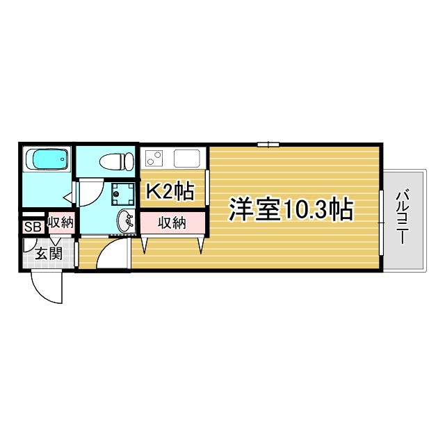 ドミール・ナチュレ 203|神戸市長田区二葉町(神戸市営地下鉄海岸線駒ヶ林駅)のマンション間取 ドミール・ナチュレ 203|神戸市長田区二葉町(神戸市営地下鉄海岸線駒ヶ林駅)のマンション間取
