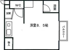 ラムールイワヤ 202|神戸市灘区岩屋北町(JR東海道本線(近畿)灘駅)のアパート間取 ラムールイワヤ 202|神戸市灘区岩屋北町(JR東海道本線(近畿)灘駅)のアパート間取