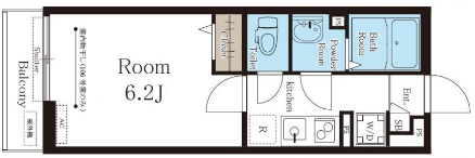 リブリ・クレール岡本 107|神戸市東灘区田中町(JR東海道本線(近畿)摂津本山駅)のアパート間取 リブリ・クレール岡本 107|神戸市東灘区田中町(JR東海道本線(近畿)摂津本山駅)のアパート間取