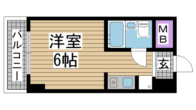 コスモプラザ三宮 715|神戸市中央区御幸通(JR東海道本線(近畿)三ノ宮駅)のマンション間取 コスモプラザ三宮 715|神戸市中央区御幸通(JR東海道本線(近畿)三ノ宮駅)のマンション間取