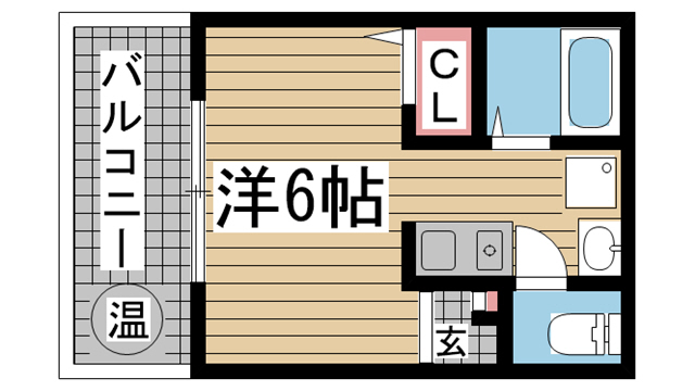 コーポ春日野 207|神戸市中央区吾妻通(JR東海道本線(近畿)三ノ宮駅)のアパート間取 コーポ春日野 207|神戸市中央区吾妻通(JR東海道本線(近畿)三ノ宮駅)のアパート間取