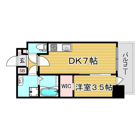 SDグランツ三宮イーストフロント 202|神戸市中央区琴ノ緒町(JR東海道本線(近畿)三ノ宮駅)のマンション間取 SDグランツ三宮イーストフロント 202|神戸市中央区琴ノ緒町(JR東海道本線(近畿)三ノ宮駅)のマンション間取