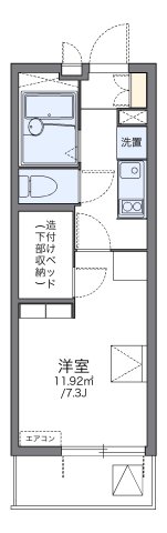 西宮市鳴尾町の賃貸物件間取画像