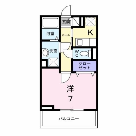 明石市天文町の賃貸物件間取画像