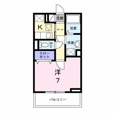 明石市天文町の賃貸物件間取画像