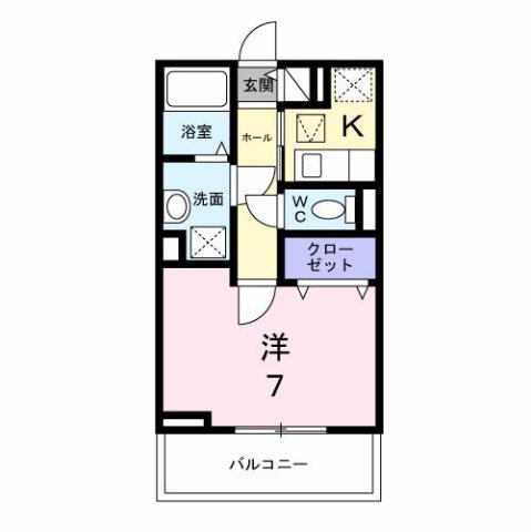 明石市天文町の賃貸物件間取画像