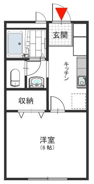 ウインデイア中山手 B 101号室|神戸市中央区中山手通(神戸市営地下鉄線大倉山駅)のアパート間取 ウインデイア中山手 B 101号室|神戸市中央区中山手通(神戸市営地下鉄線大倉山駅)のアパート間取