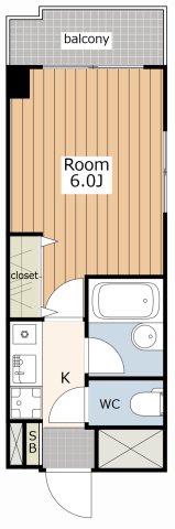 エスリード三宮フラワーロード 1402|神戸市中央区磯辺通(神戸市営地下鉄海岸線三宮・花時計前駅)のマンション間取 エスリード三宮フラワーロード 1402|神戸市中央区磯辺通(神戸市営地下鉄海岸線三宮・花時計前駅)のマンション間取