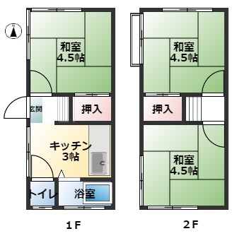 神戸市垂水区泉が丘の賃貸物件間取画像