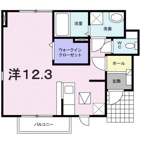 ラ・フェリーチェⅡ 101|神戸市北区有野町有野(神戸電鉄三田線五社駅)のアパート間取 ラ・フェリーチェⅡ 101|神戸市北区有野町有野(神戸電鉄三田線五社駅)のアパート間取